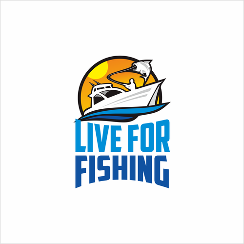 Logo design for fishing website Design by zarzar