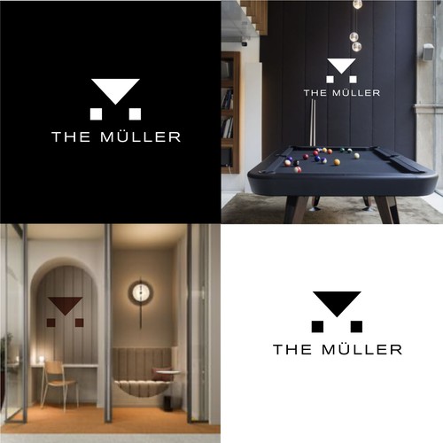 Want a challenge? Use the umlaut  - create a luxury logo for an apt building – The Müller Diseño de S.H Designs