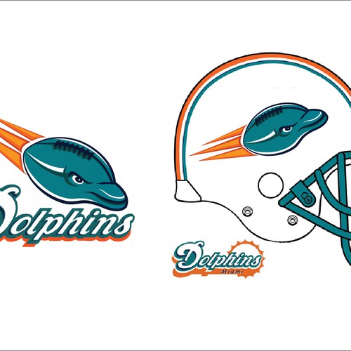 99designs community contest: Help the Miami Dolphins NFL team re-design its logo! Design réalisé par pavkegalaksija