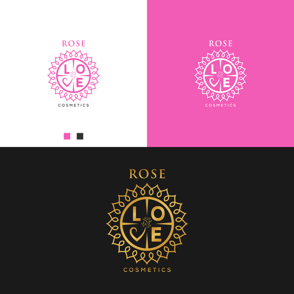 Design by Art_tour titled "Rose Love Cosmetics"