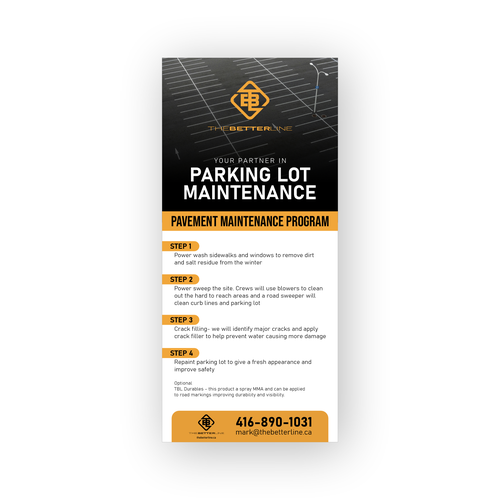 pavement maintenance Design by Z E T G E I S T ®