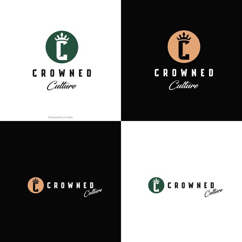 Crowned Culture (barber streetwear brand) Design by Creafyx