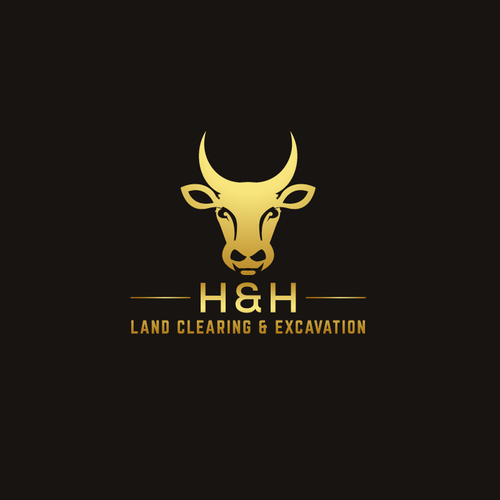 LOGO AND LETTER HEAD FOR H&H LAND CLEARING AND EXEXCAVATION Design by Artmaniadesign