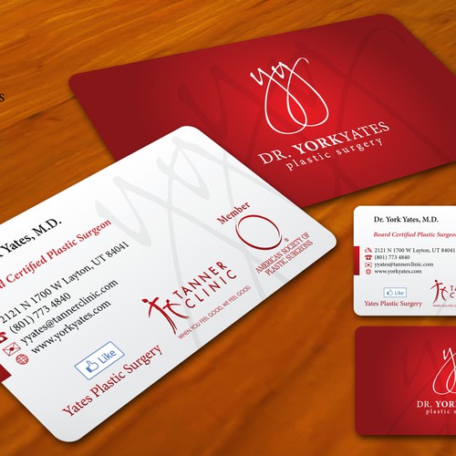 Dr. York Yates Plastic Surgery - business card Design by Gledex