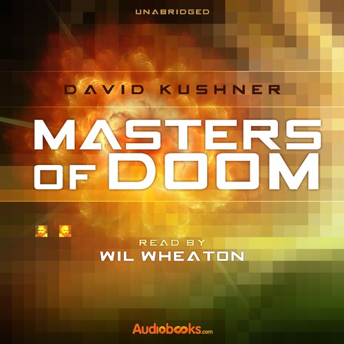 Design the "Masters of Doom" book cover for Audiobooks.com デザイン by heatherita