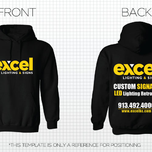 Business store hoodie printing