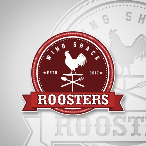 Design a logo for "Roosters Wing Shack" Design réalisé par nina15™