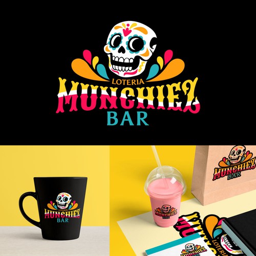 Seeking Bold, Bright, and Colorful Logo + Branding for Snack Bar! Design by BrainstormingDsg