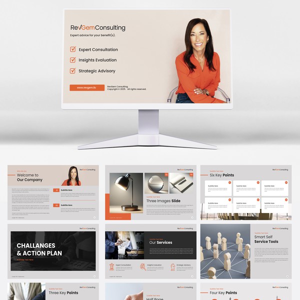 Design by X-DNA titled "Power Point Template and Google Slides "