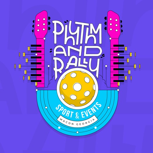 Music Meets Pickleball! Cool, musical logo for sports facility Design by Yeison Higuera