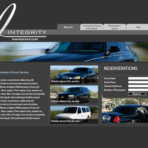 Airport Transportation Service - Uncoded Template - $210 Design by cooperchic