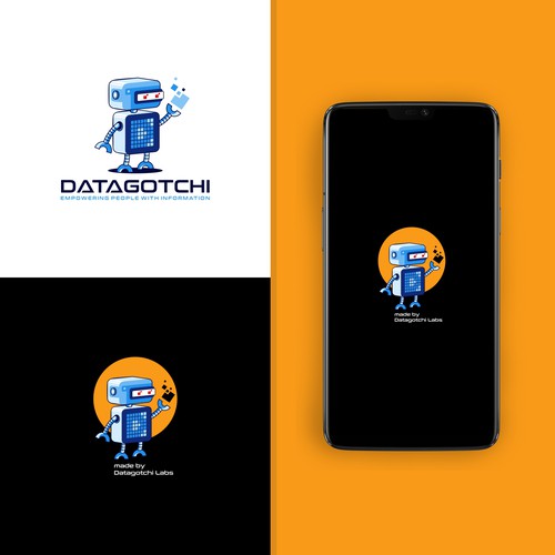 Clear, but cute, logo for a democratizing software movement Design by R O B