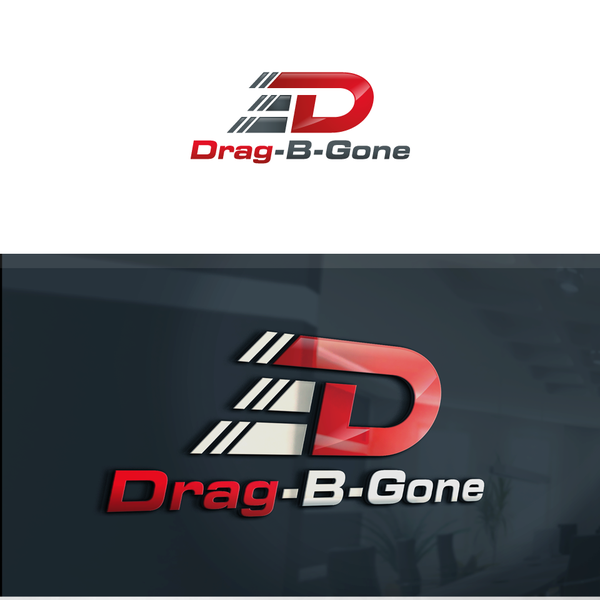 Design by bryan(brand) titled "creative logo for Drag-B-Gone"