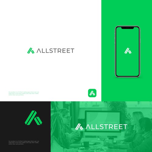 Iconic Logo for Stock Trading App Design by plyland