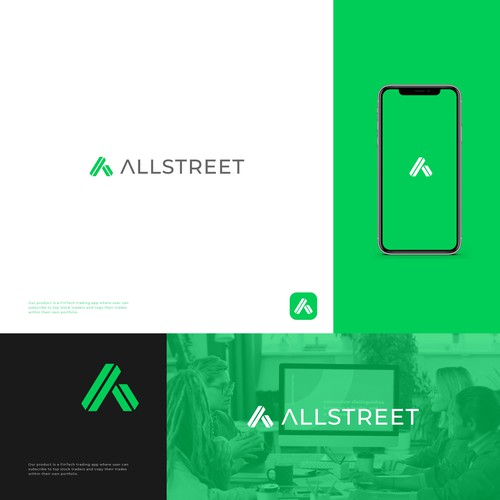 Iconic Logo for Stock Trading App Design by plyland