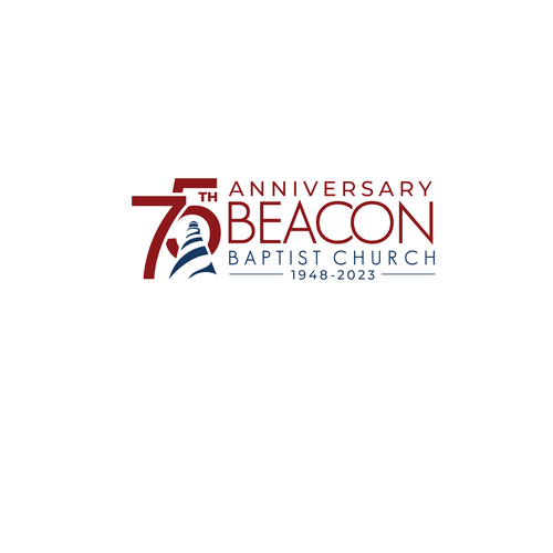 Beacon Baptist Church 75th anniversary logo Design by kafaH