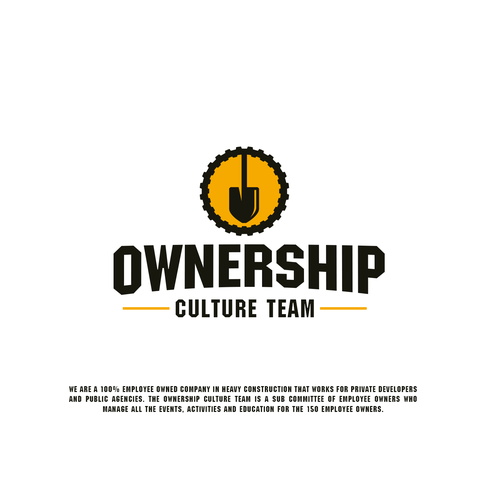 Clean logo for a construction company Design by Mouser®