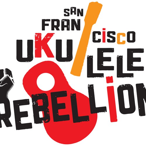San Francisco Ukulele Rebellion needs a new logo デザイン by Paperghostdesign