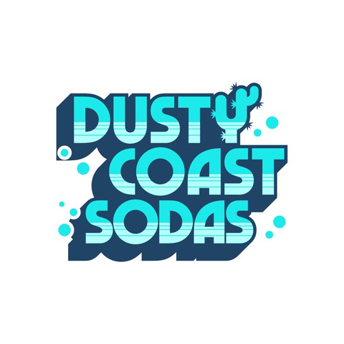 Logo for 80s and 90s soda drinks Design by Carlos Arriaga