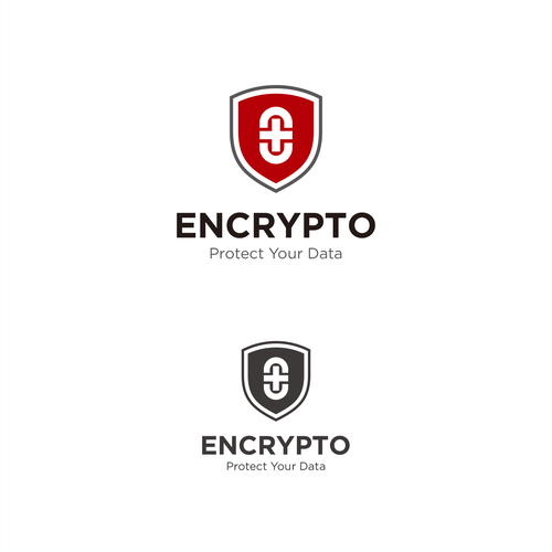 Swiss hosted secure doc storage Encrypto.com needs logo and brand built Design by Adante
