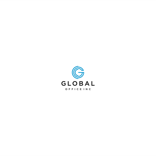 Design a powerful logo for an office equipment company that has global capabilities. Design by O N I X