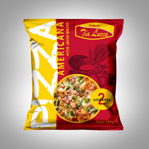 Design Something Cool Nice for our Mini  Pizza´s  Plastic Bags Packing. Design by Nirmana92