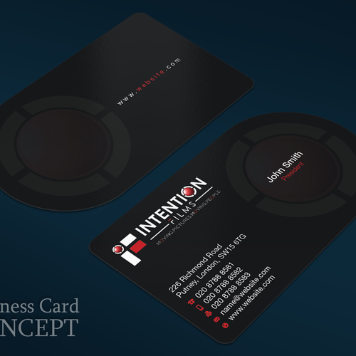 Film Company Business Card Design by FishingArtz