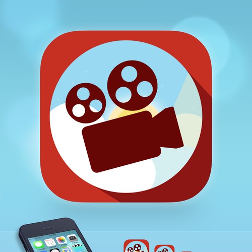 We need new movie app icon for iOS7 ** guaranteed ** Diseño de AdrianaD.