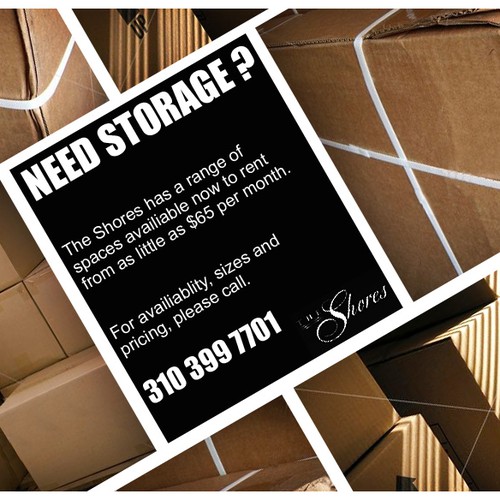 The Shores Storage Flyer Design by Chris Maloney