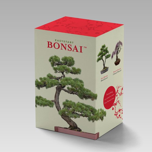 Design Box for a Bonsai Tree Starter Kit Design by Luko