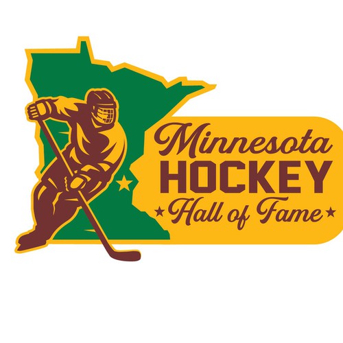 MN Hockey Hall of Fame Logo Design by fs42158