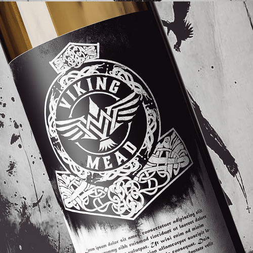 Vikings need a lable for their Viking Mead Design by VladanP.