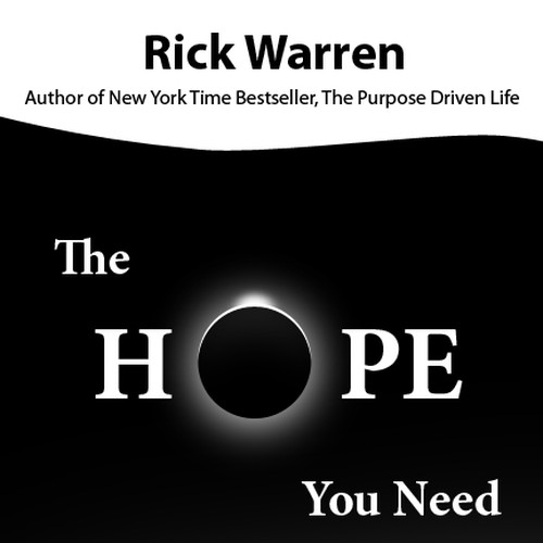 Design Rick Warren's New Book Cover Design por sAb the DeSigner