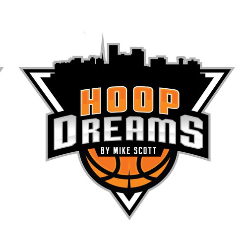 Create a sleek, athletic logo for Hoop Dreams by Mike Scott Design by JK Graphix