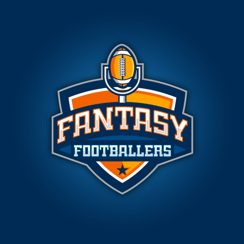 Fantasy Football Podcast Logo --- Clean, Modern, Sharp, Eye-Catching ...