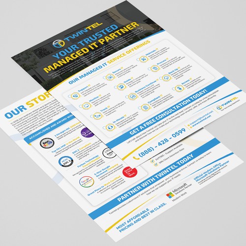 Twintel Service Advertisement Design by Dzhafir