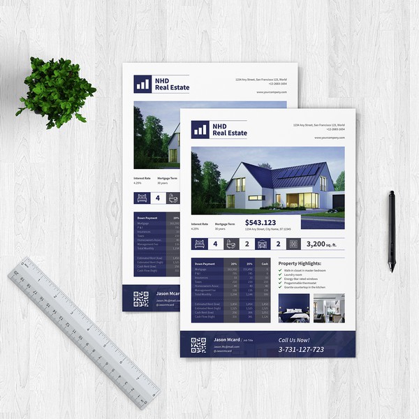 Design by Solid_Studio titled "Real Estate Flyer"