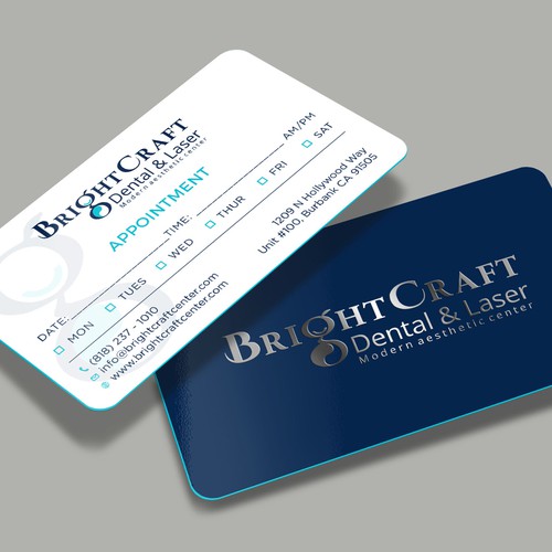 Modern Dental and Medical SPA business card Design réalisé par RENEXIT