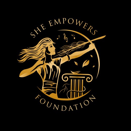 SHEempowers - luxurious design of a woman preferrably in some kind of a circle to appeal to women professionals Design by Jacob Gomes