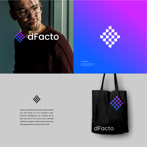 Create logo/website for badass de facto org chart startup! Design by artsigma