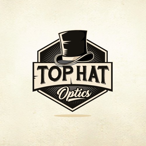 "Top Hat" Logo Diseño de DesignatroN