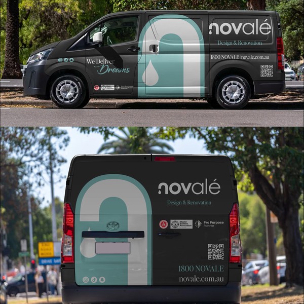Diseño de dnite titulado "Novalé modern wrap design"
