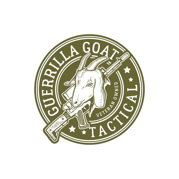 Design by Finesse" titled "Guerrilla Goat"