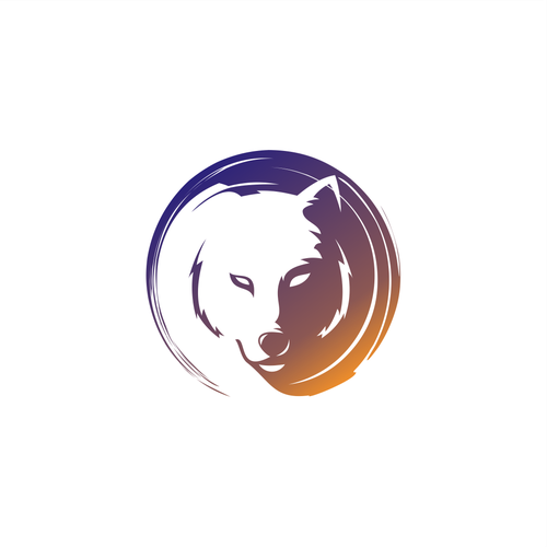 Wolf Sun/Moon Logo For Spiritual Website Design by via_oktav