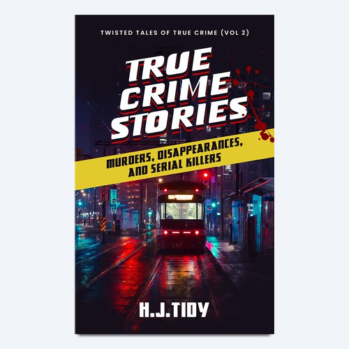 True Crime eBook cover. Diseño de Divya Balu