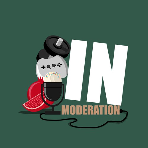 Update a logo for a fun health based podcast - In Moderation Design by Radiant1976