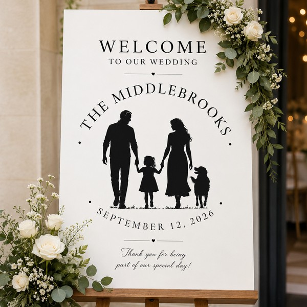 Middlebrooks Wedding Silhouette Design