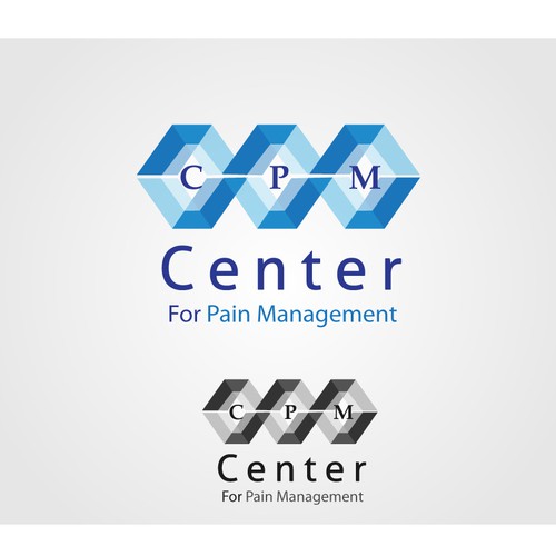 Center for Pain Management logo design デザイン by guearyo