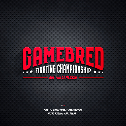 Modern fight organization, not looking for a GFC logo, want Gamebred FC or Gamebred Fighting Championship Design by Jaseng99