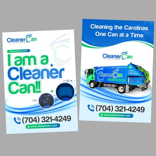 Designs | Trash Can Cleaning Business Flyer | Postcard, flyer or print ...